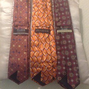 Bundle of Jos. A. Bank silk Ties